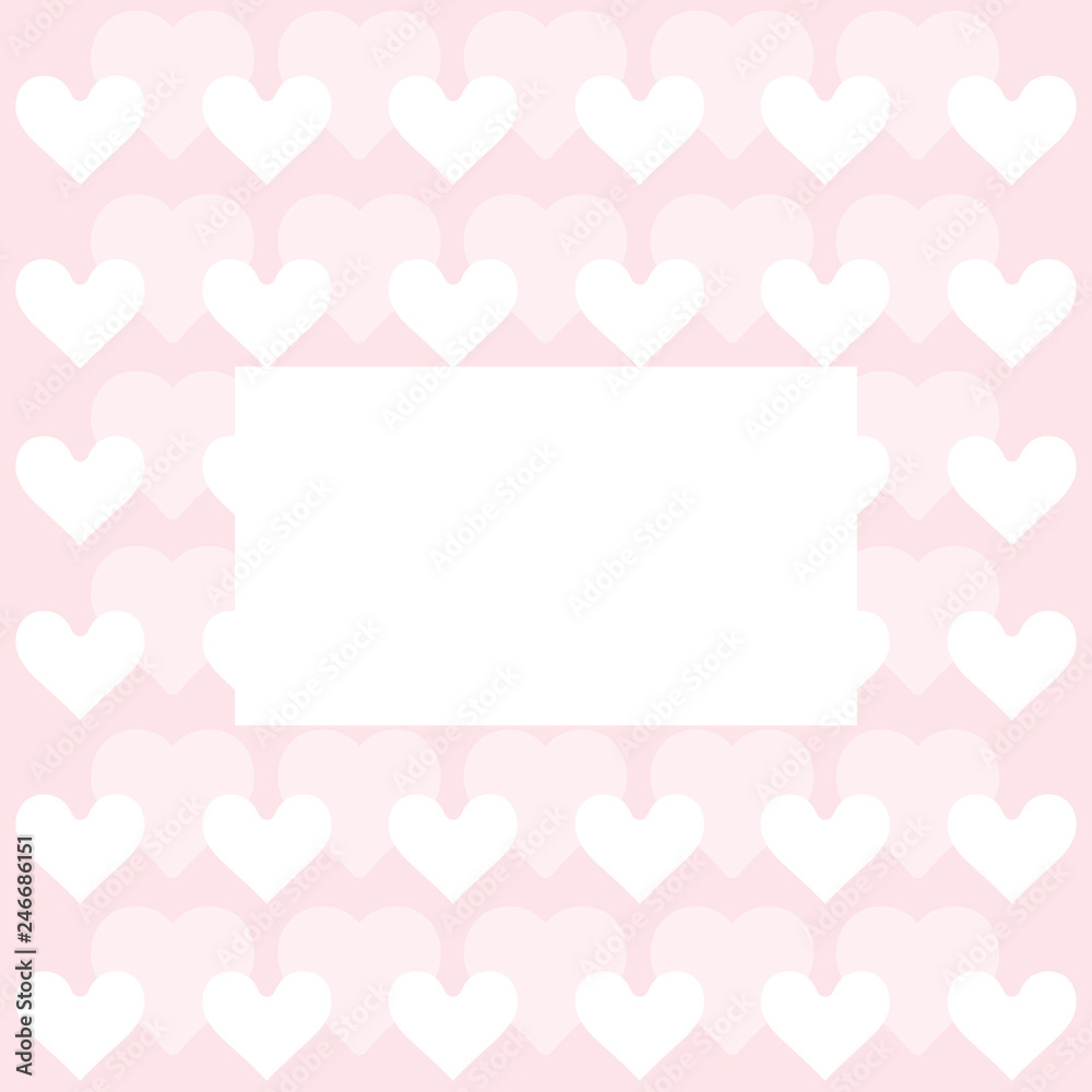 Heart background vector - seamless pattern - vector - black space for text Heart background vector - seamless pattern - vector - black space for text