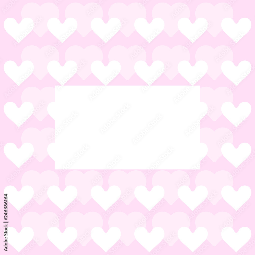 Heart background vector - seamless pattern - vector - black space for text Heart background vector - seamless pattern - vector - black space for text