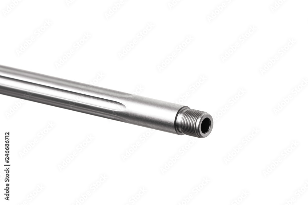 silver barrel isolated on white silver barrel isolated on white