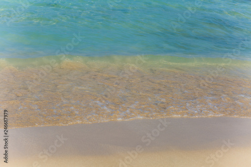 Beach - water and sand background.
