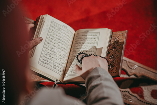 Foto Muslim man praying