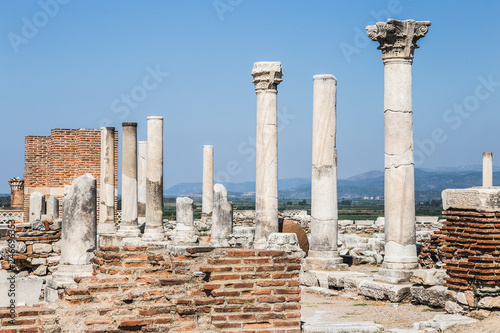 Canvas Print The Tomb of John the Apostle at the Basilica of St