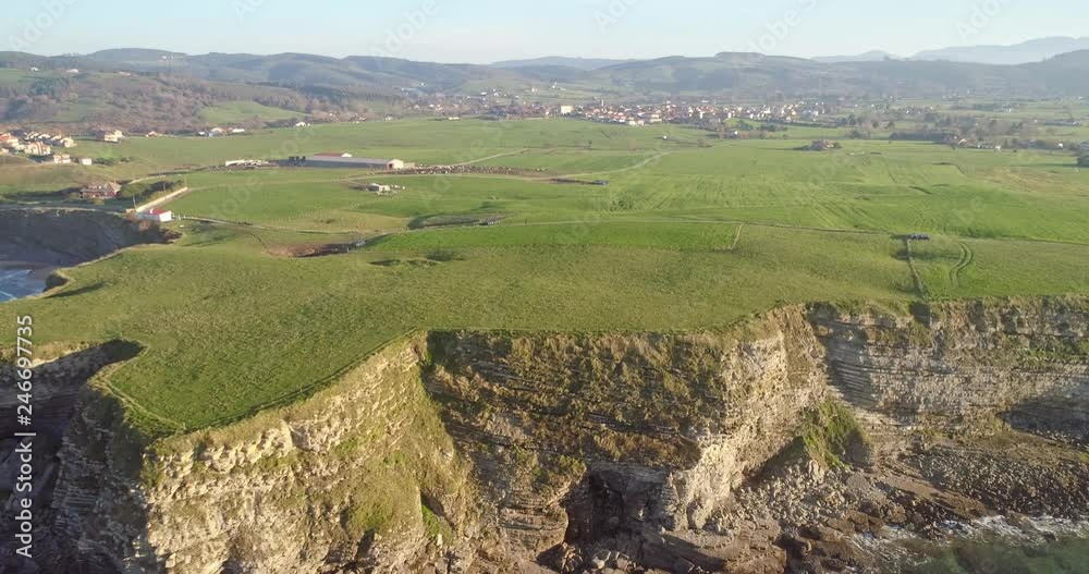 Coast in Langre Cantabria Spain Coast in Langre Cantabria Spain