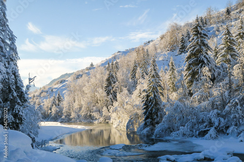 Winter wonderland in Switzerland
