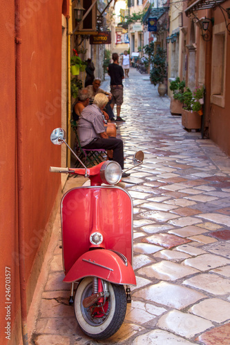 Fototapeta Naklejka Na Ścianę i Meble -  old town street