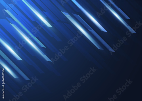 Abstract future digital speed technology concept, science, energy, futuristic speed and motion blur light rays. Vector illustration