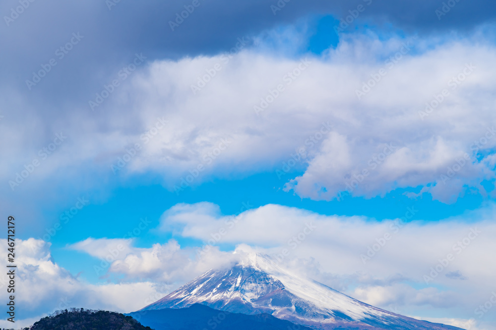静岡県伊豆の国市から見た富士山
