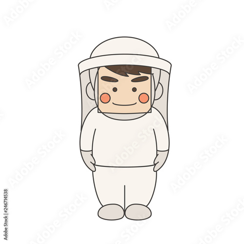 男性キャラクター養蜂