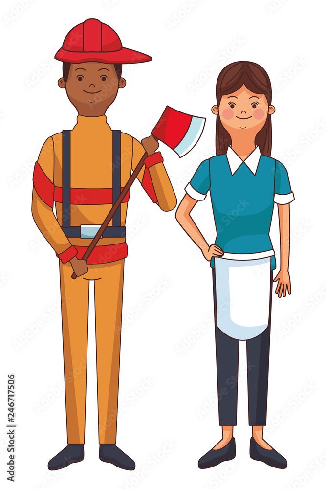 maid and fireman maid and fireman