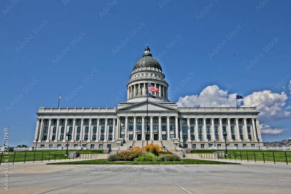 Utah State Capitol Building by Skip Weeks