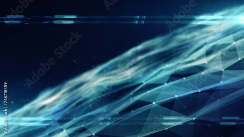 Concept title background for information technology network systems render