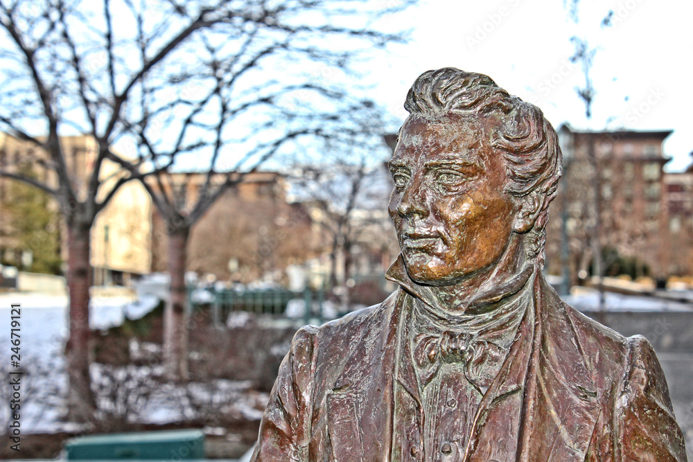 Joseph Smith statue by Skip Weeks