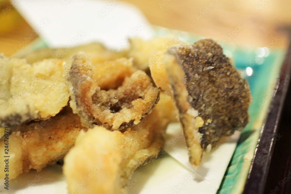 fried fish as a japanese cuisine