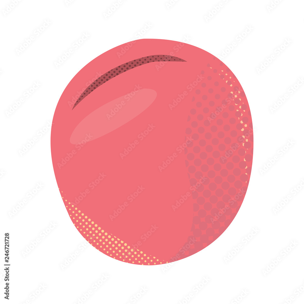 Isolated passion fruit. Halftone style. Vector illustration design Isolated passion fruit. Halftone style. Vector illustration design