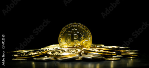 golden bitcoin cryptocurrency