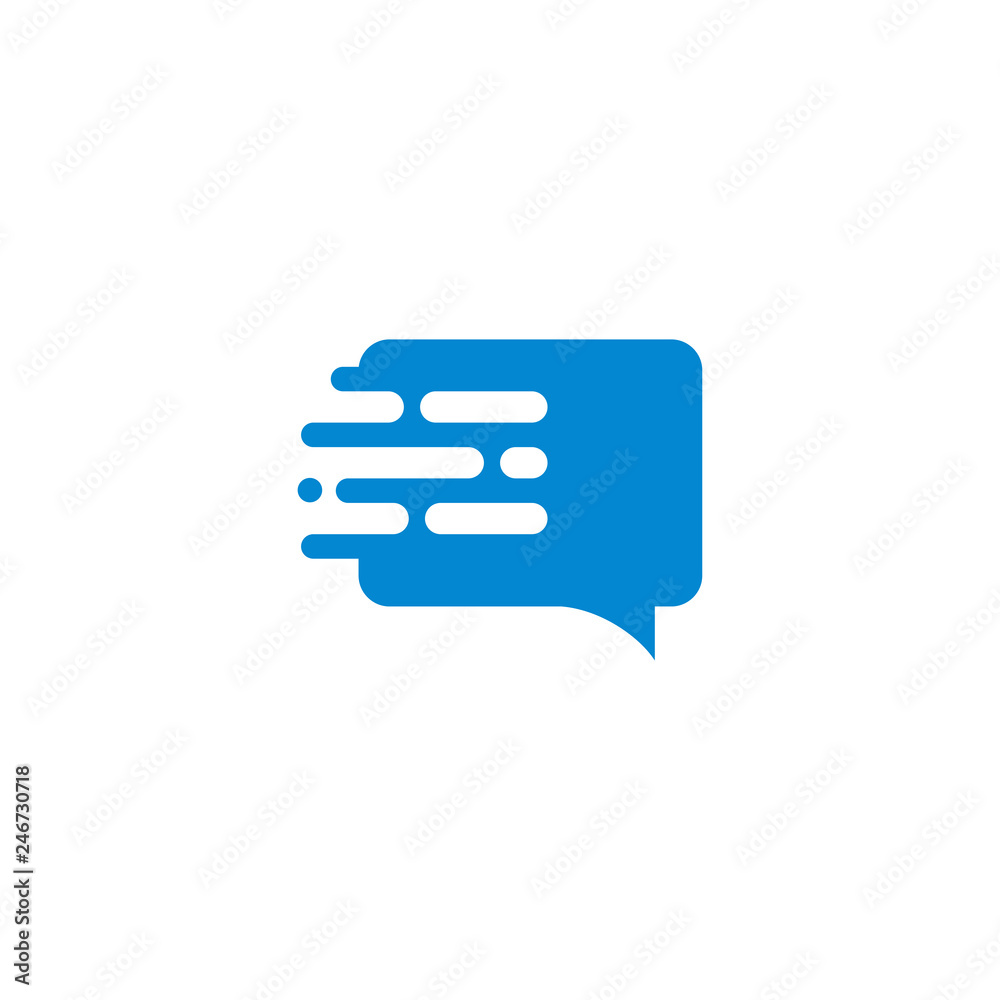 Chat Pixel Logo Communication Design Template - Vector Chat Pixel Logo Communication Design Template - Vector