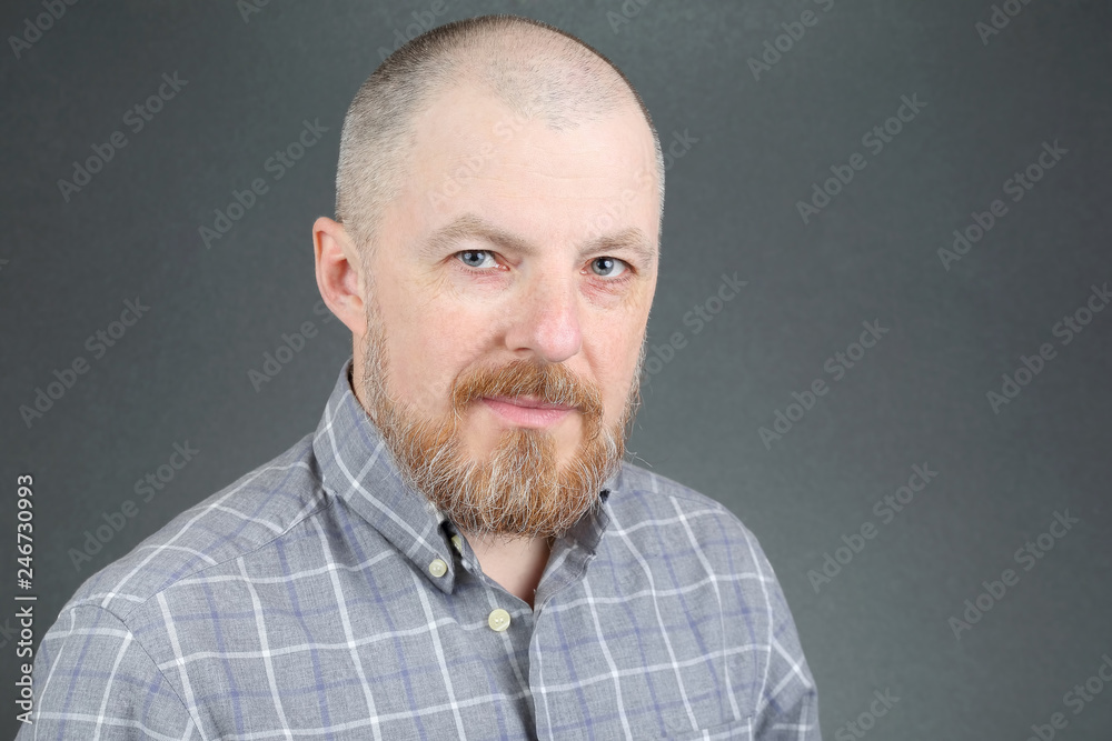 portrait of a bearded man