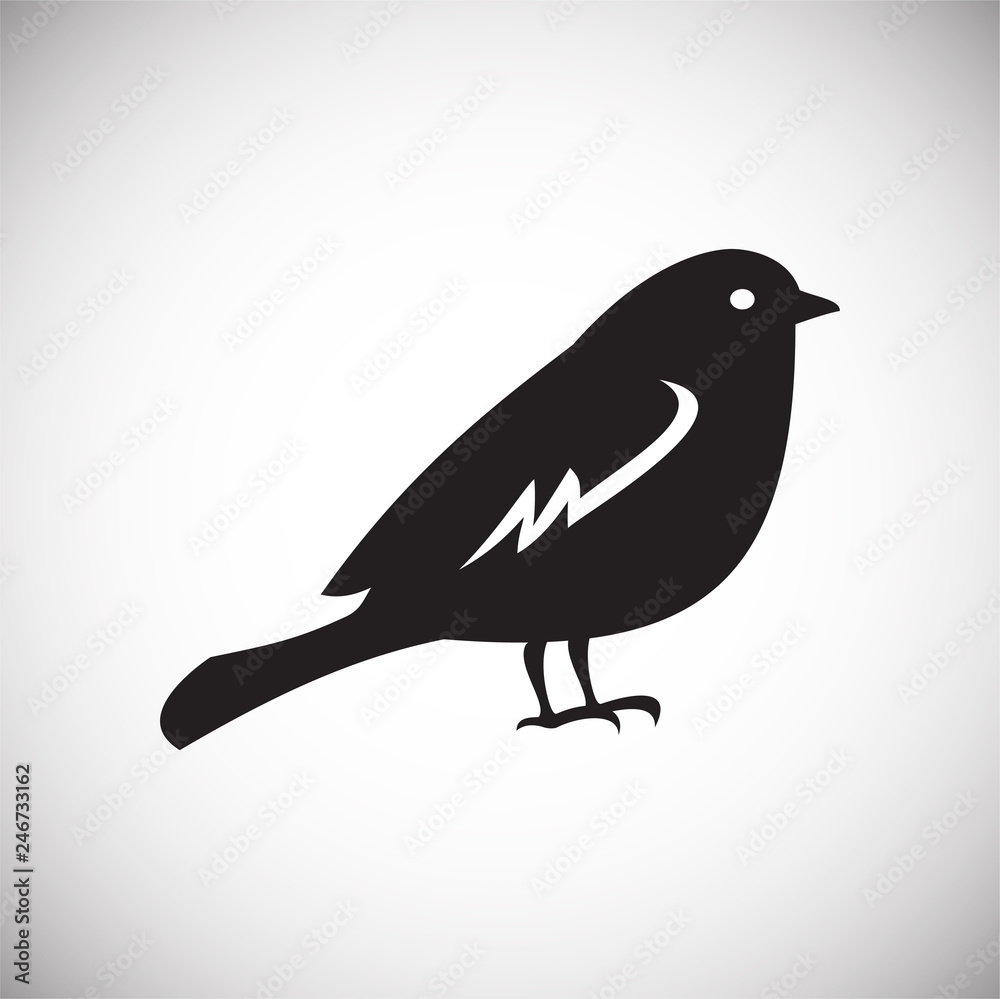 Bird icons set on white background for graphic and web design, Modern simple vector sign. Internet concept. Trendy symbol for website design web button or mobile app