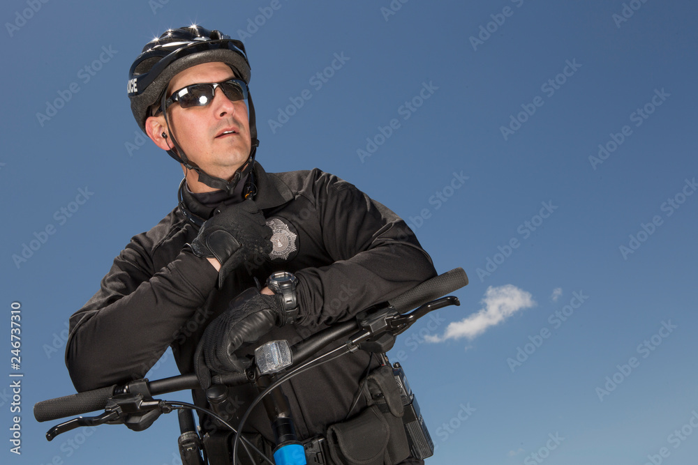 Police on bike patrol Police on bike patrol