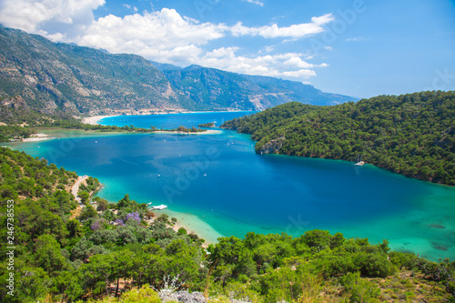 Blue lagoon in Oludeniz  Turkey