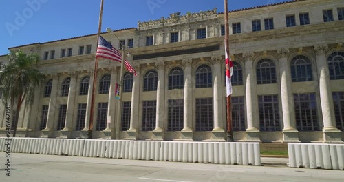 Dyer Federal Building And Courthouse Downtown Miami 4k 60p stock video