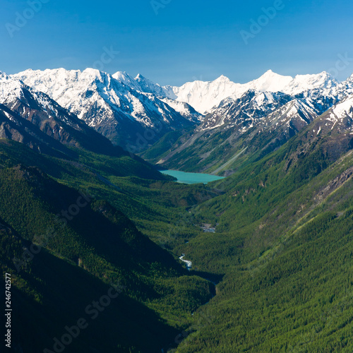 Mountain lake from above © Asya