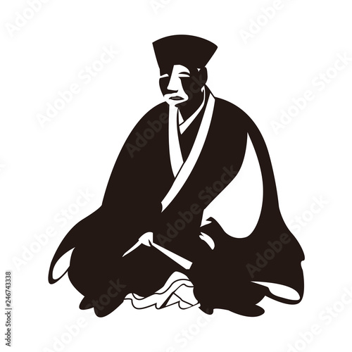 千利休(シルエット)