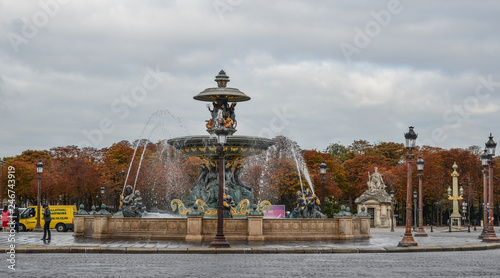 La Concorde Square of Paris, France