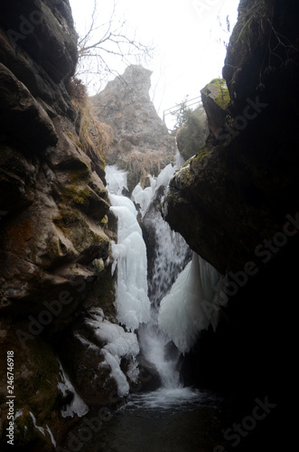 beautiful winter mountain nature