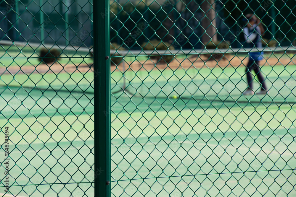 テニスの練習用コート