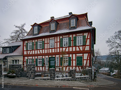 Altes Fachwerkhaus in Gedern in der Wetterau, Hessen, Deutschland 