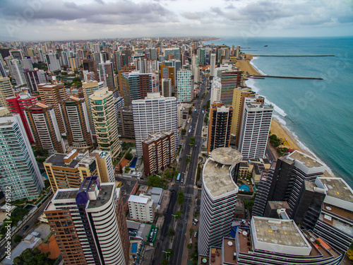 Cities of beaches in the world. City of Fortaleza, state of Ceara Brazil South America. Travel theme. Places to visit and remember.  #246751532