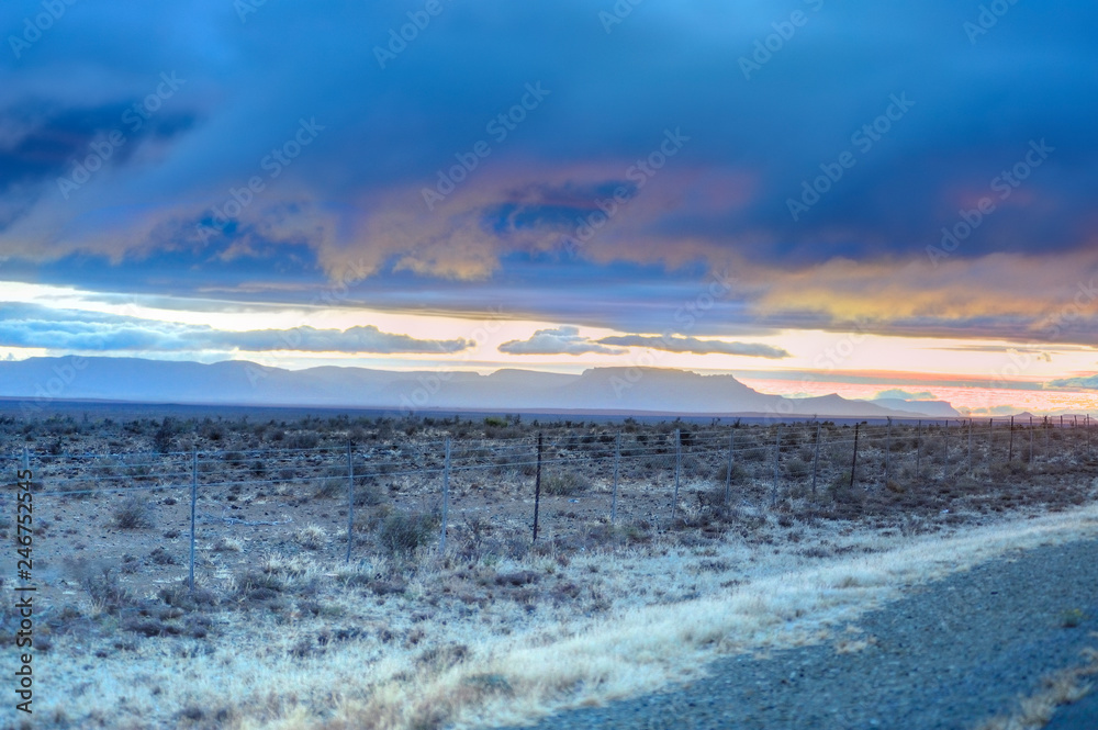 Fototapeta premium KAROO LANDSCAPES, Eastern Cape, South africa 