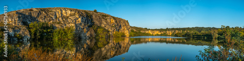On the lake. Rusenski Lom Natural Park, Ruse district, Bulgaria.