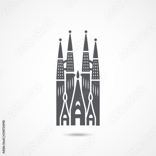 Barcelona Sagrada Familia Icon