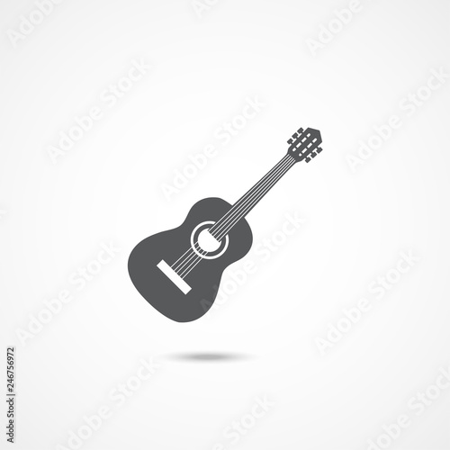 Guitar icon vector