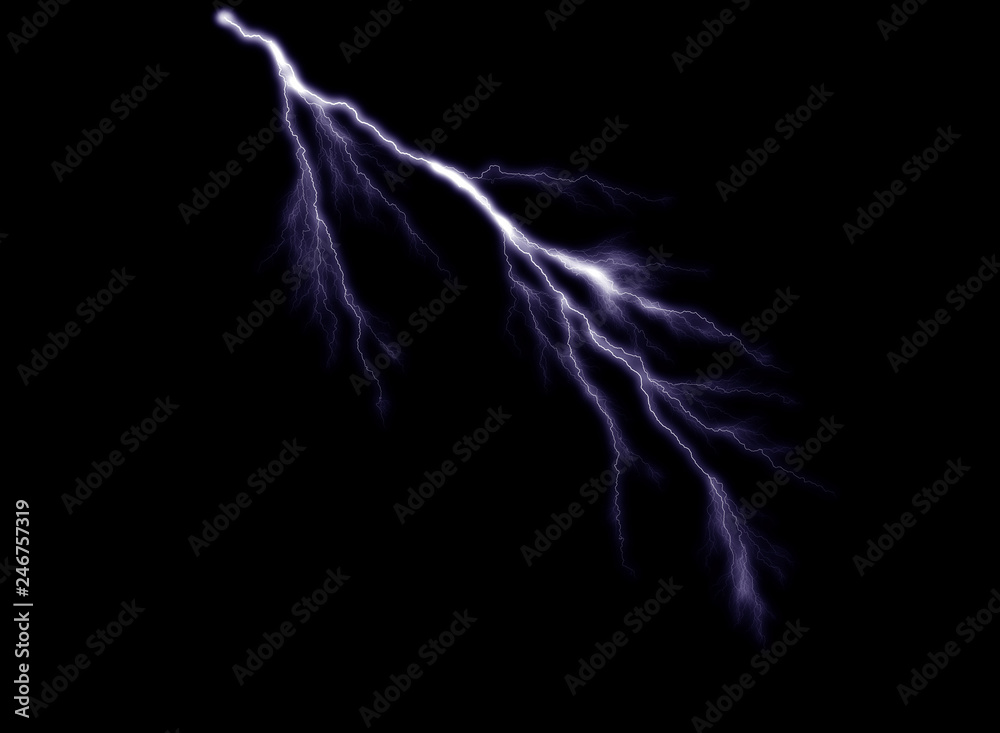 Fototapeta premium Lightning overlay
