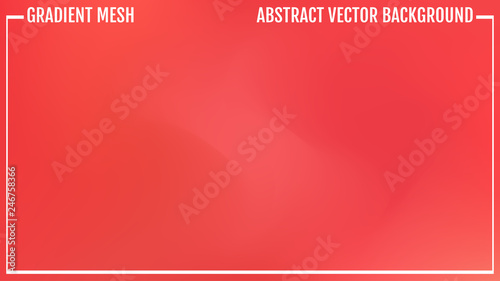 Gradient red and pink abstract vector blur background. Natural bright colors.