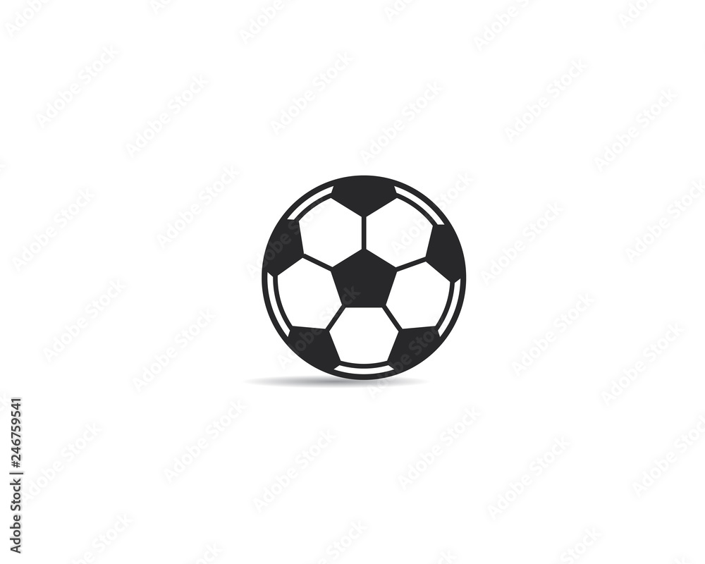 Soccer ball icon. Logo vector illustration Soccer ball icon. Logo vector illustration