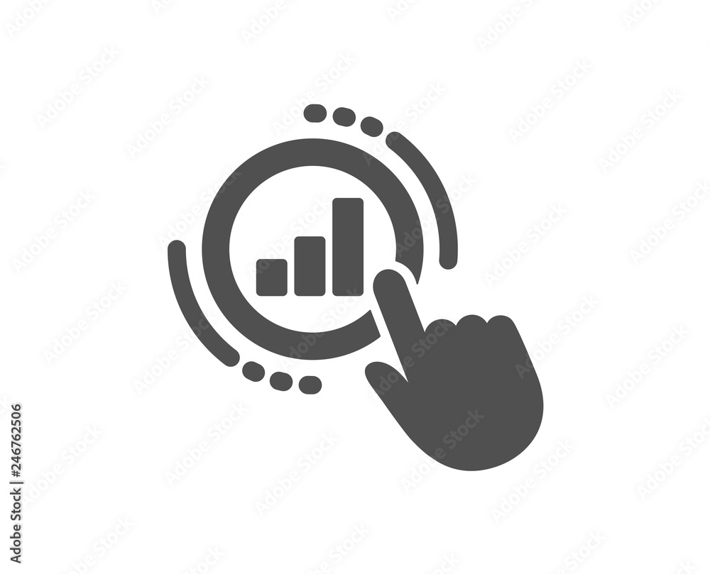 Statistics icon. Column chart sign. Growth graph diagram symbol. Quality design element. Classic style icon. Vector Statistics icon. Column chart sign. Growth graph diagram symbol. Quality design element. Classic style icon. Vector