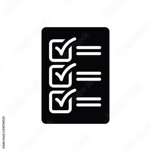 Black solid icon for compulsory