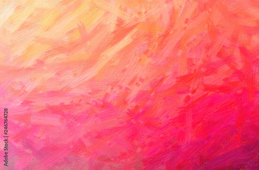 Abstract illustration of red Bristle Brush Oil Paint background Abstract illustration of red Bristle Brush Oil Paint background