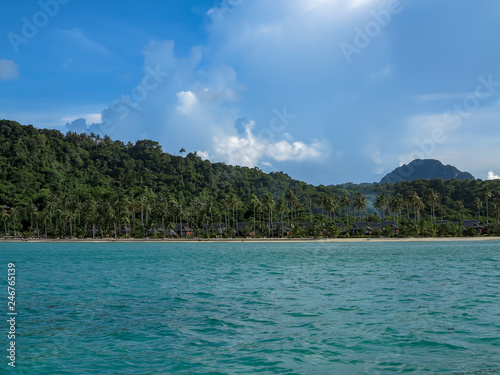 Wallpaper Mural tropical island ocean view Torontodigital.ca