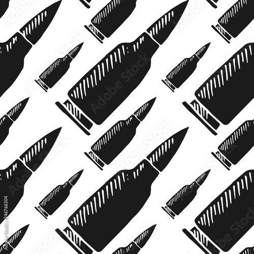 bullet vector seamless pattern