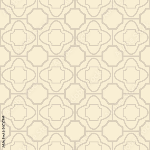 Vector Illustration. Seamless Pattern With Ornament  Decorative Border. Design For Print Fabric  Wallpaper  Interior deocoration