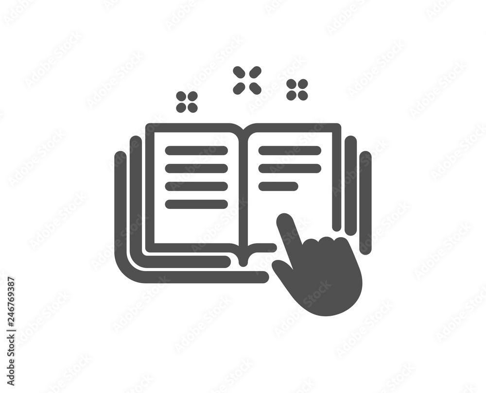 Technical documentation icon. Instruction sign. Quality design element. Classic style icon. Vector Technical documentation icon. Instruction sign. Quality design element. Classic style icon. Vector