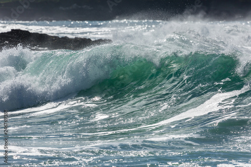 Rolling Turquoise, Blue and White Surf on the North Cornwall Coast, UK - 3 © mickblakey