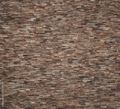 background and texture of vintage real slate stone wall