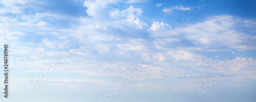 Blue sky with white clouds at daytime