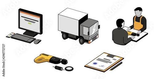 service center icons